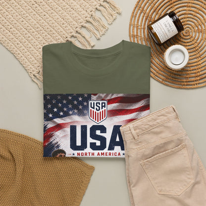 USA Adult World Soccer Customized T-Shirt