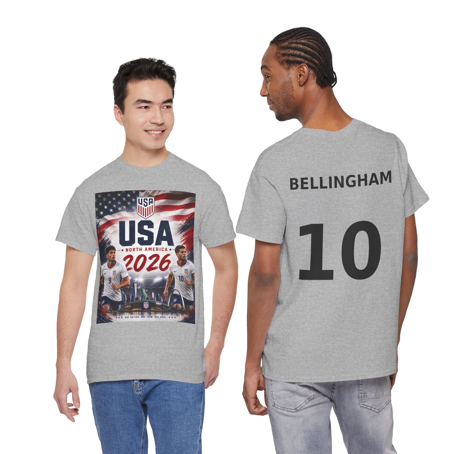 USA Adult World Soccer Customized T-Shirt