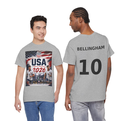 USA Adult World Soccer Customized T-Shirt