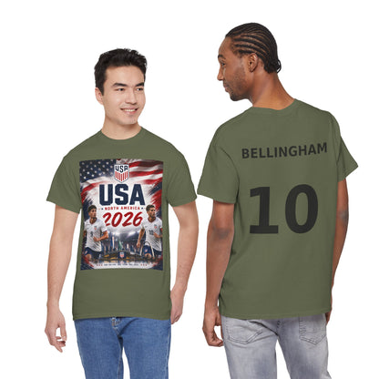 USA Adult World Soccer Customized T-Shirt