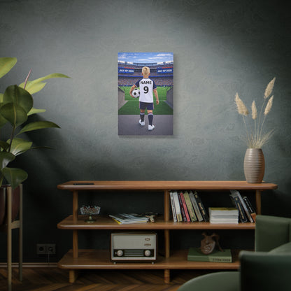 World Cup USA Like Personalized Soccer Canvas (Matte) With Custom Name and Number (WC-B02-USA)
