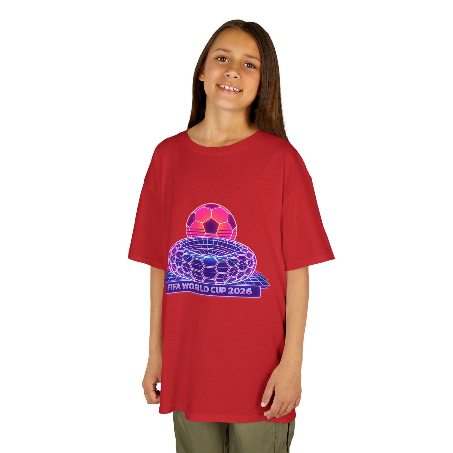 Kids World Soccer Customized Heavy Cotton Tee