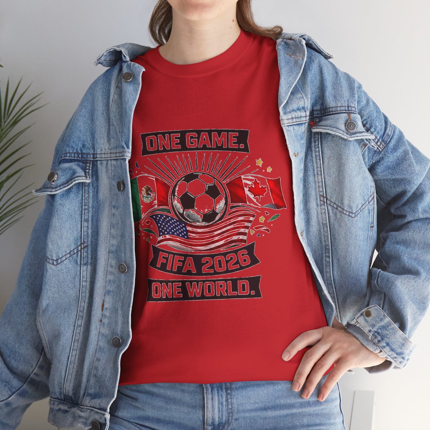 Adult World Soccer Customized T-Shirt