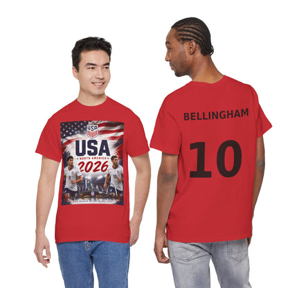USA Adult World Soccer Customized T-Shirt