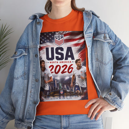 USA Adult World Soccer Customized T-Shirt