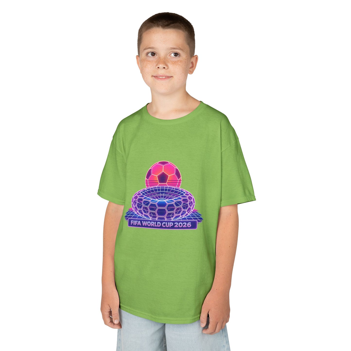 Kids World Soccer Customized Heavy Cotton Tee