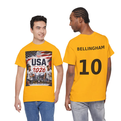 USA Adult World Soccer Customized T-Shirt