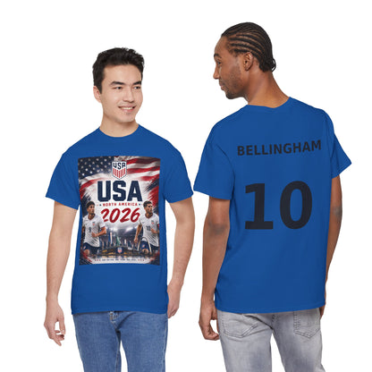 USA Adult World Soccer Customized T-Shirt