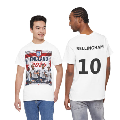 England Adult World Soccer Customized T-Shirt