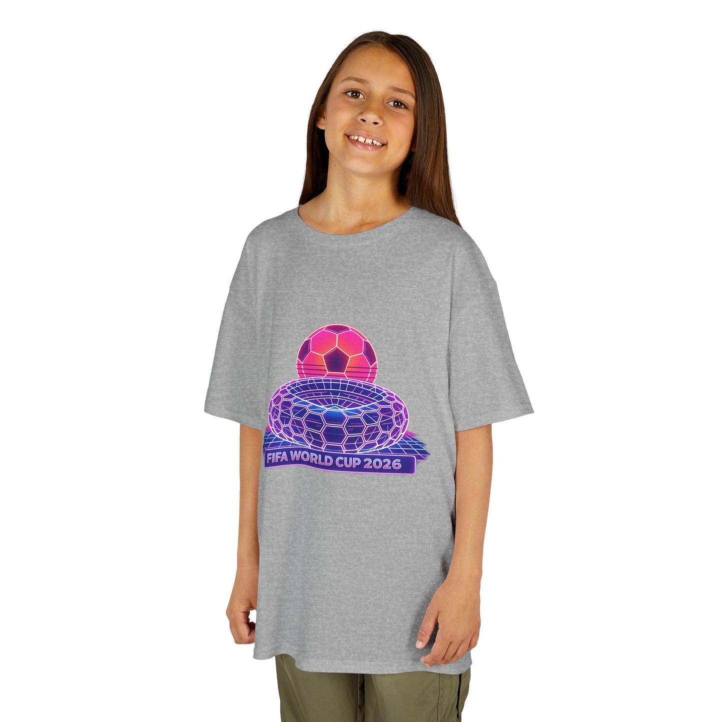 Kids World Soccer Customized Heavy Cotton Tee
