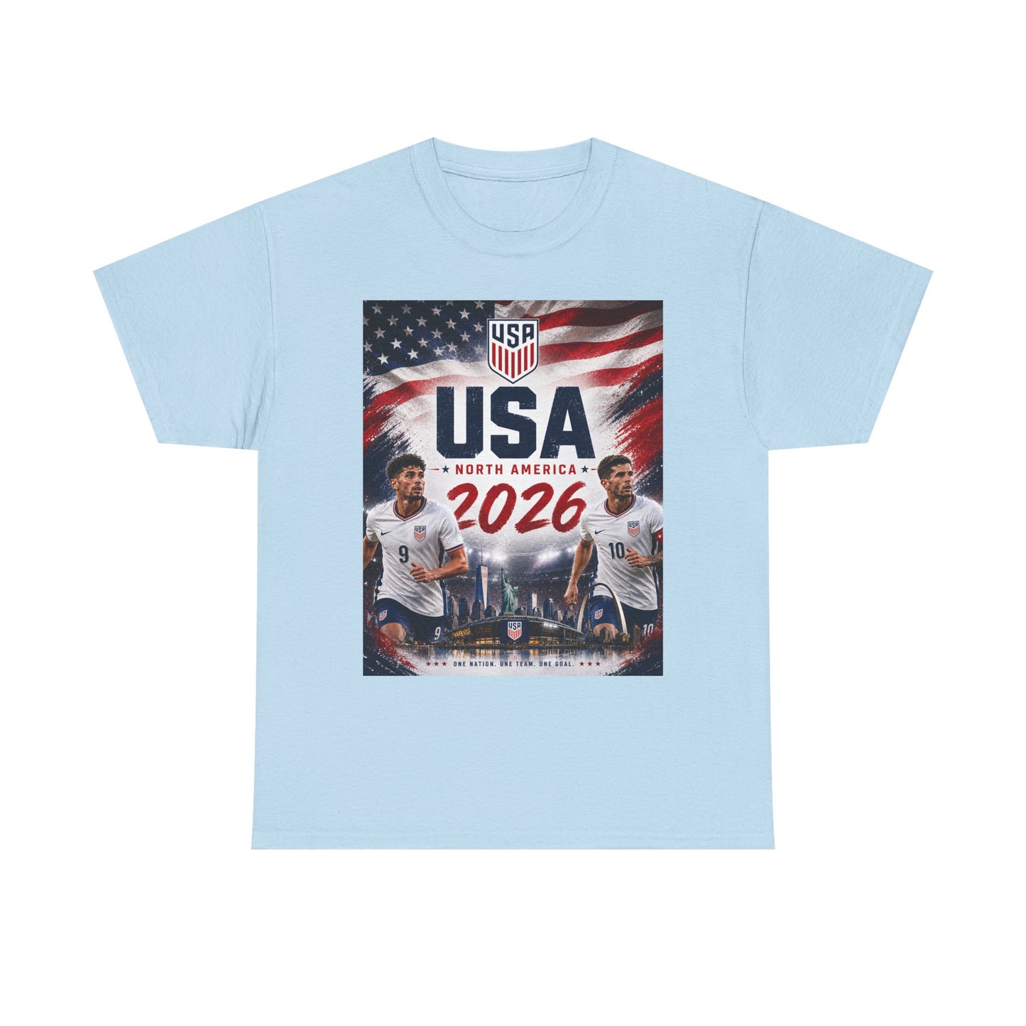 USA Adult World Soccer Customized T-Shirt