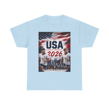 USA Adult World Soccer Customized T-Shirt