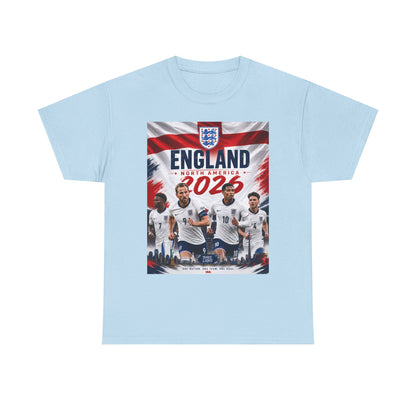England Adult World Soccer Customized T-Shirt