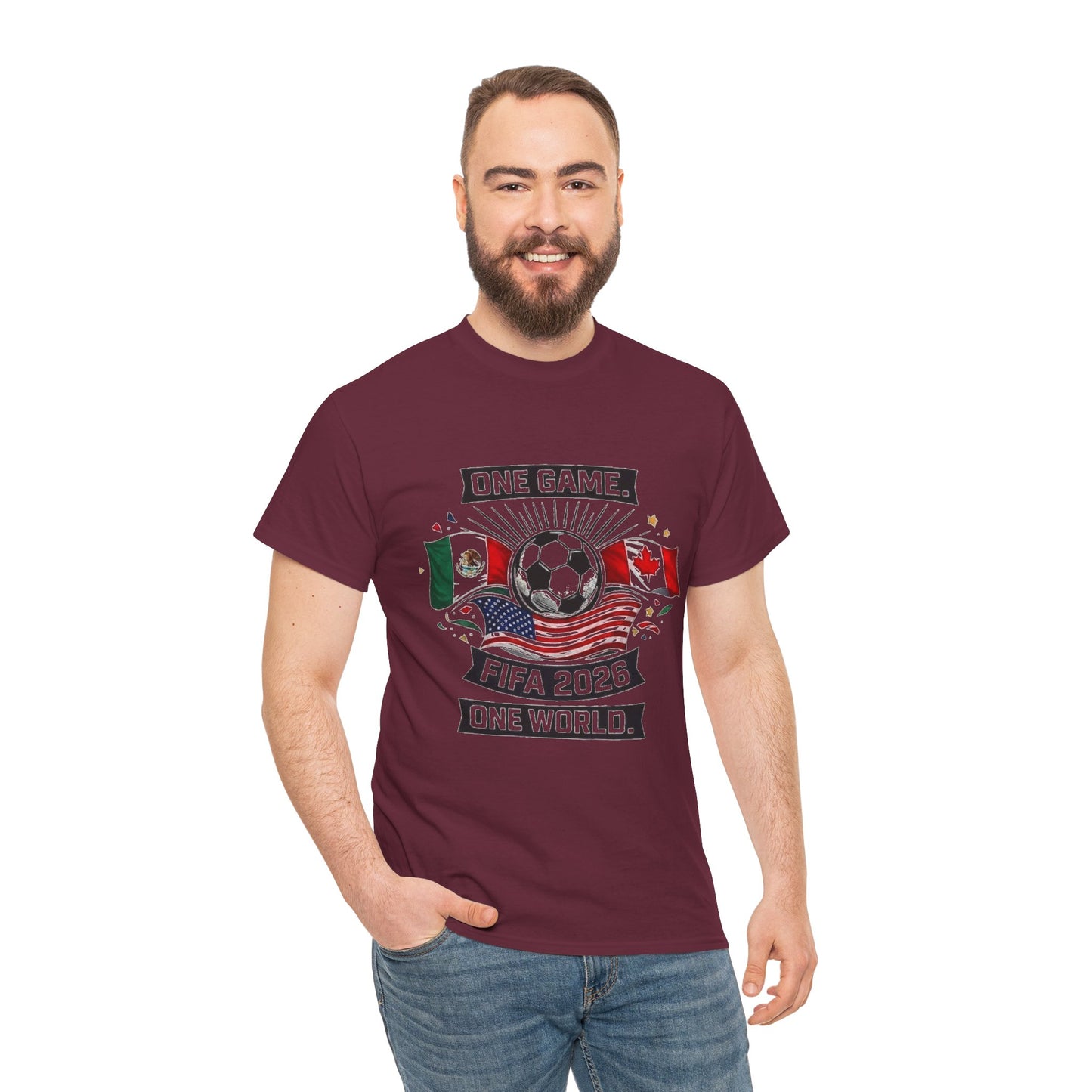 Adult World Soccer Customized T-Shirt