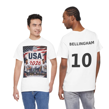 USA Adult World Soccer Customized T-Shirt