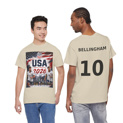 USA Adult World Soccer Customized T-Shirt