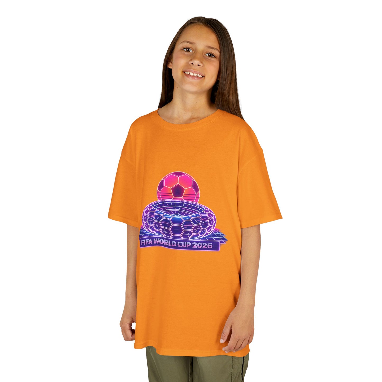Kids World Soccer Customized Heavy Cotton Tee