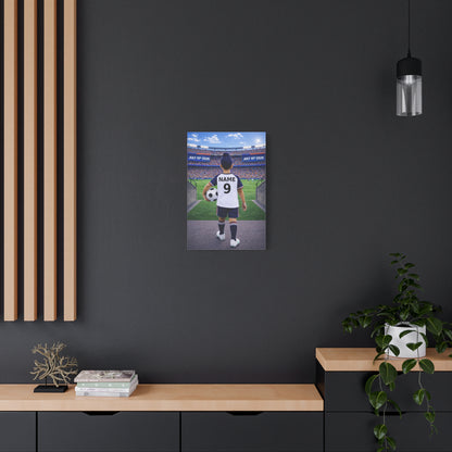 World Cup USA Like Personalized Soccer Canvas (Matte) With Custom Name and Number (WC-B04-USA)
