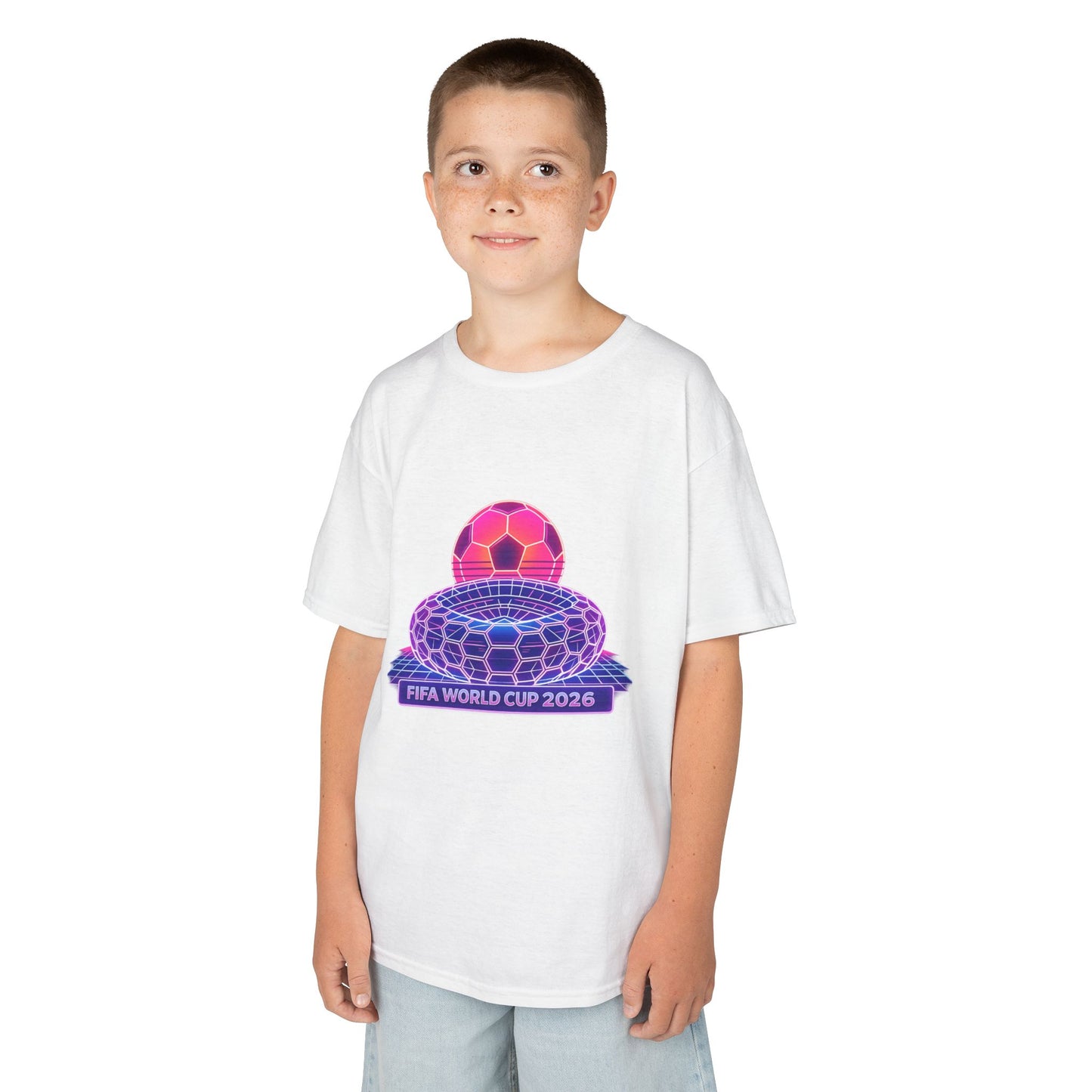 Kids World Soccer Customized Heavy Cotton Tee
