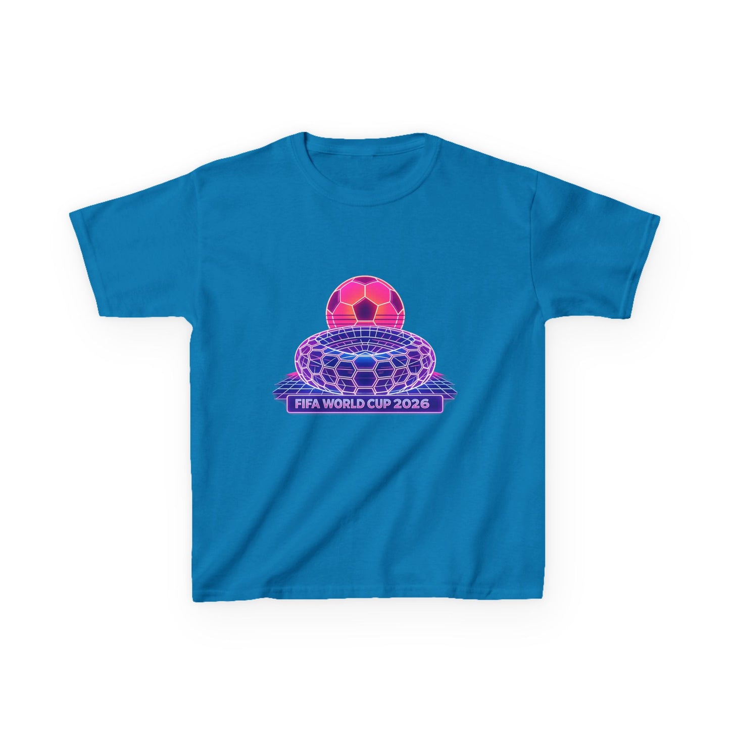 Kids World Soccer Customized Heavy Cotton Tee