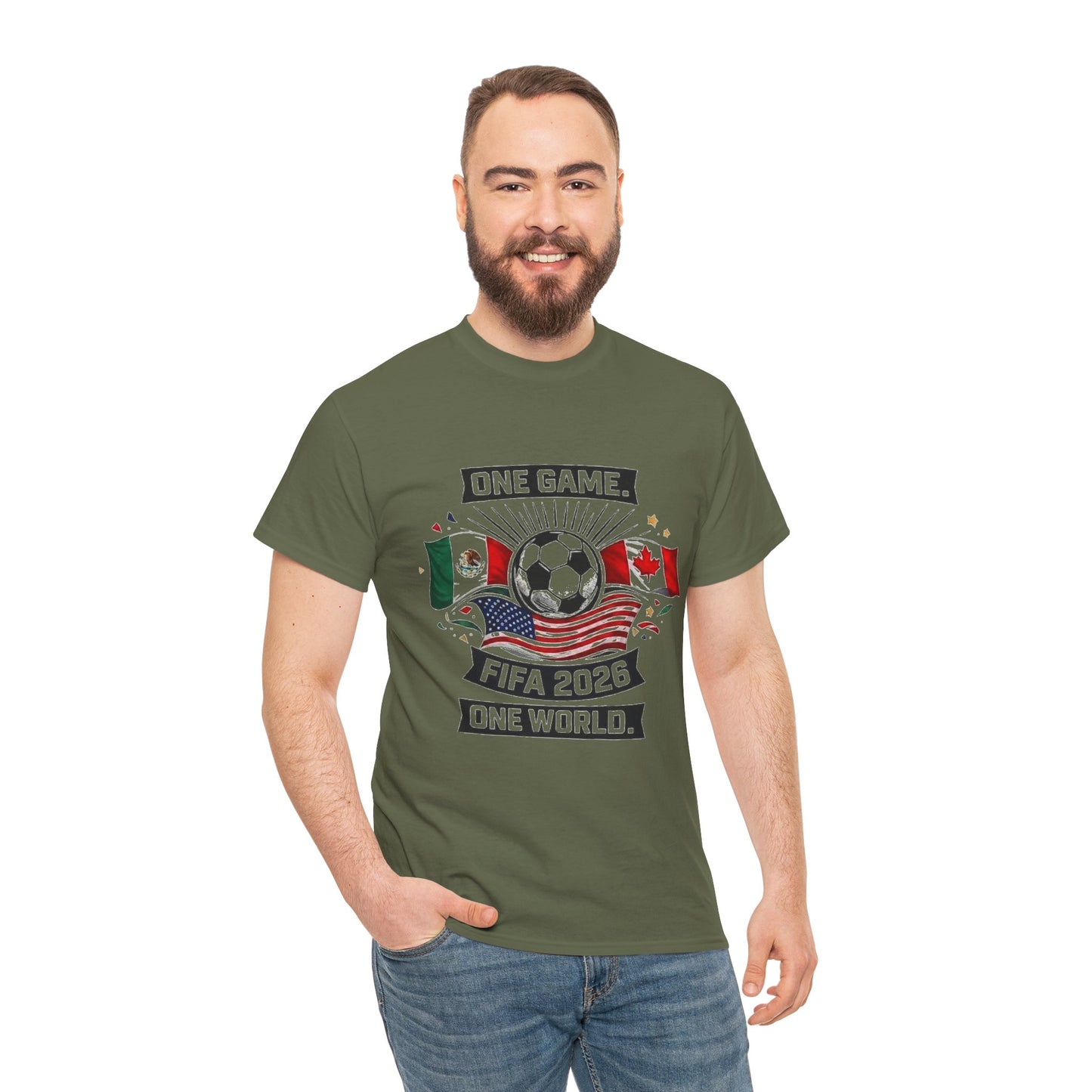 Adult World Soccer Customized T-Shirt