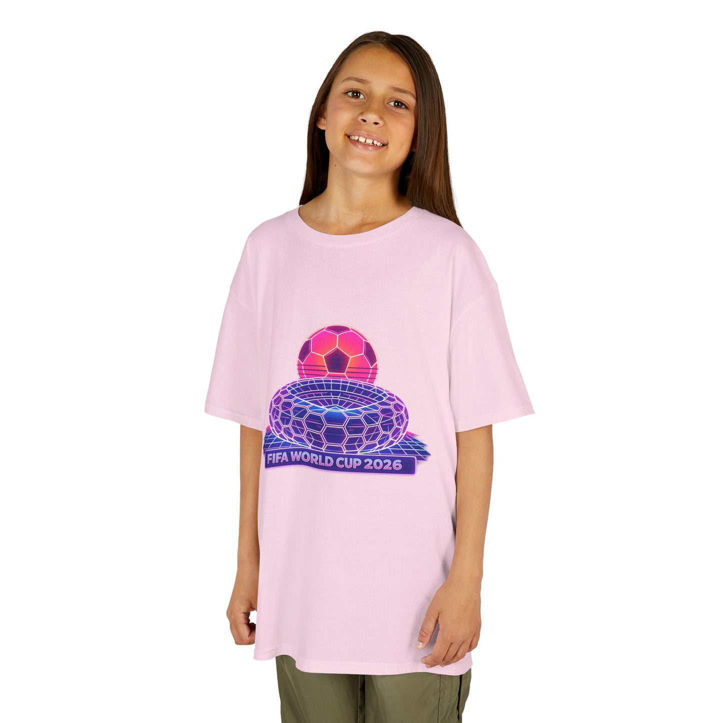 Kids World Soccer Customized Heavy Cotton Tee