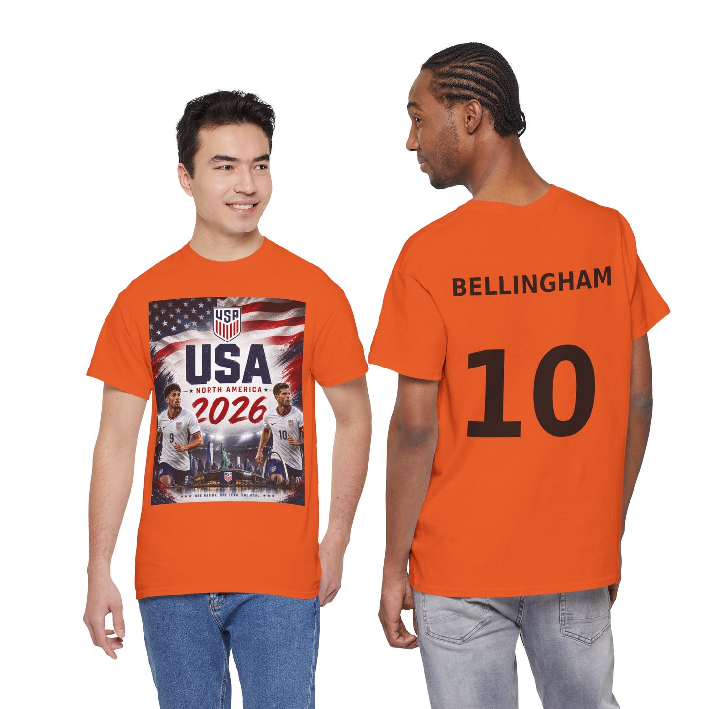 USA Adult World Soccer Customized T-Shirt
