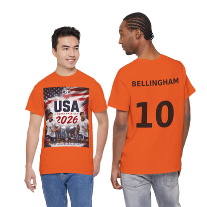 USA Adult World Soccer Customized T-Shirt