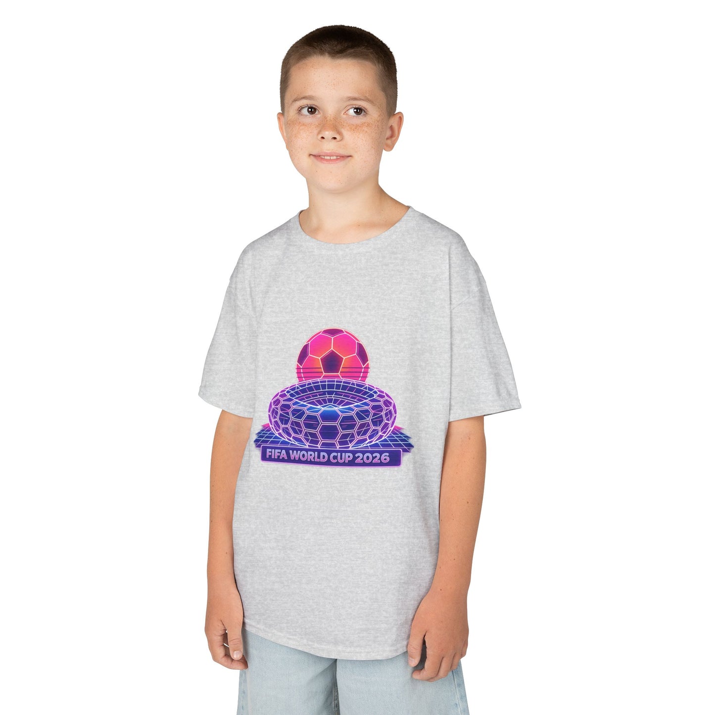 Kids World Soccer Customized Heavy Cotton Tee