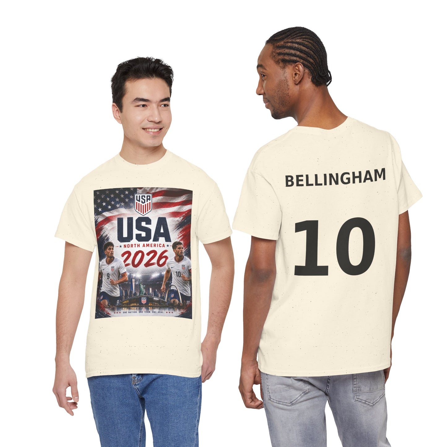 USA Adult World Soccer Customized T-Shirt